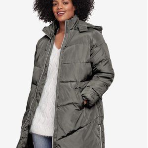Ellos Long Puffer Coat 2xl